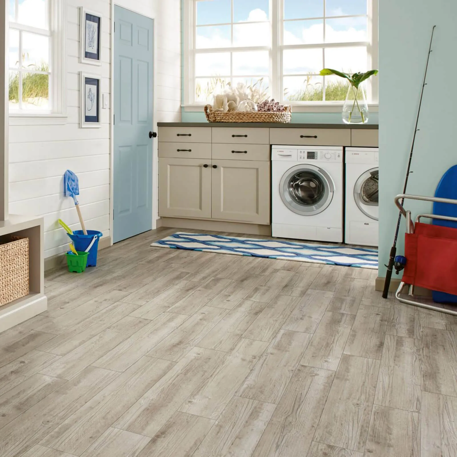 Laundry Room Vinyl Flooring | In and Out Flooring