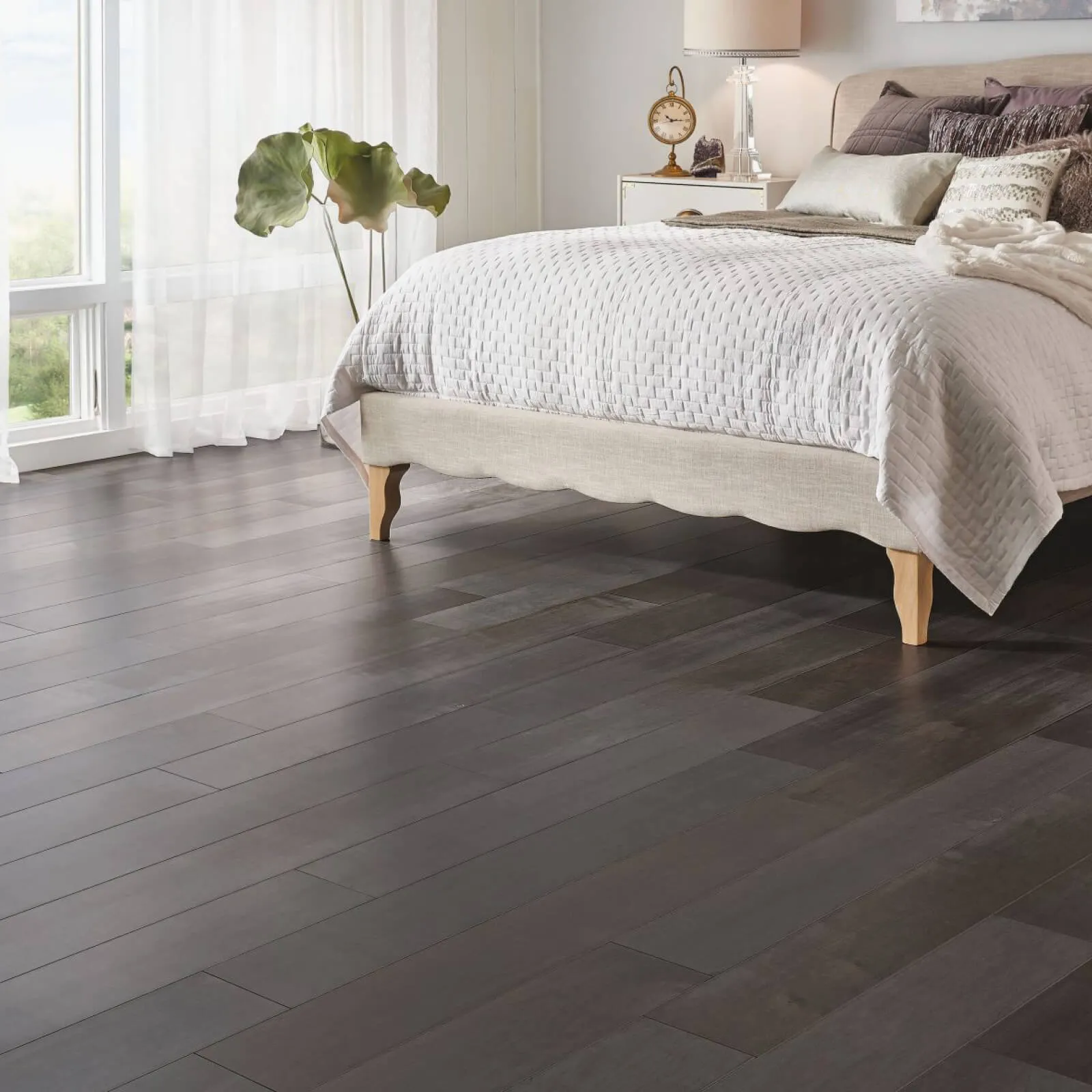 Bedroom Hardwood Flooring | In and Out Flooring