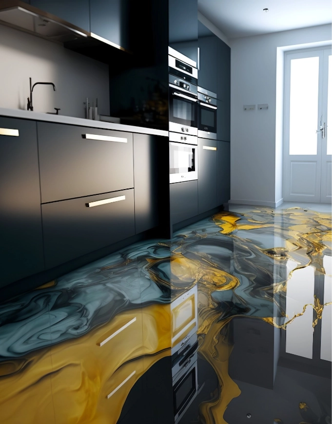 Epoxy Kitchen Epoxy Flooring | In and Out Flooring