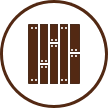 Hardwood flooring icon | In and Out Flooring